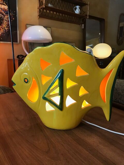 Lampe poisson céramique | Selency