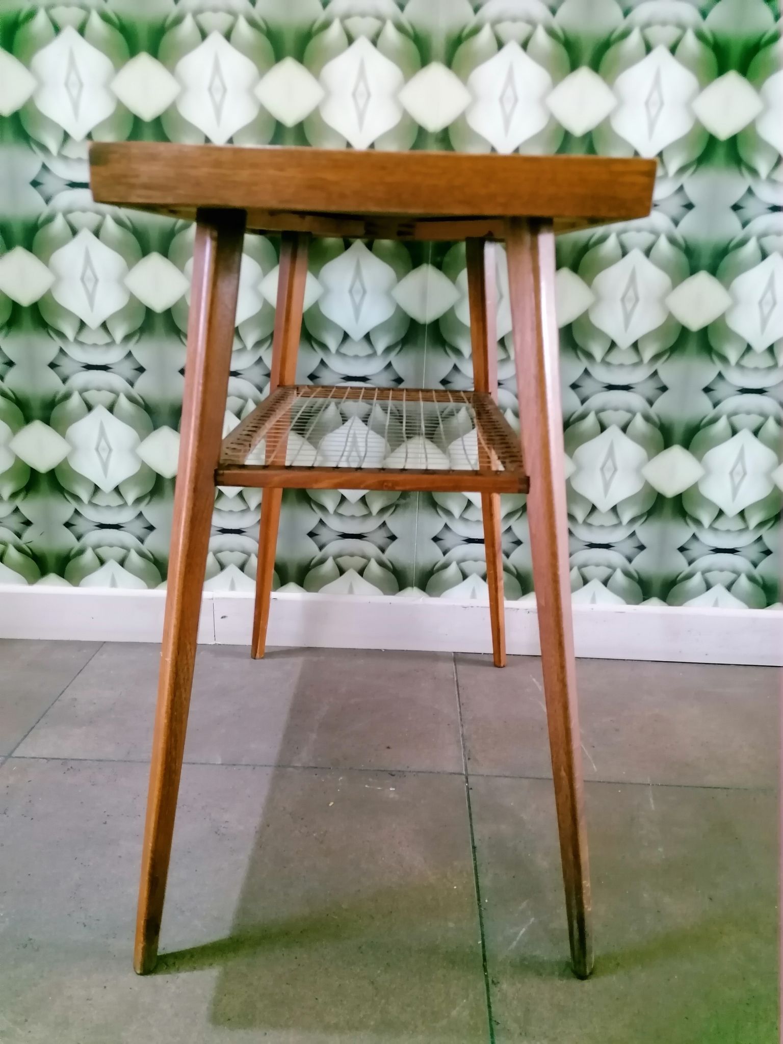 Table basse vintage, d'appoint, tchèque, Dřevopodnik Holešov