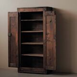 Antique mountain wardrobe in solid oak – 19th century