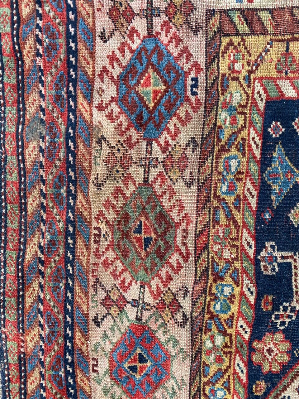 Tapis ancien persan ghashghai 120x212cm
