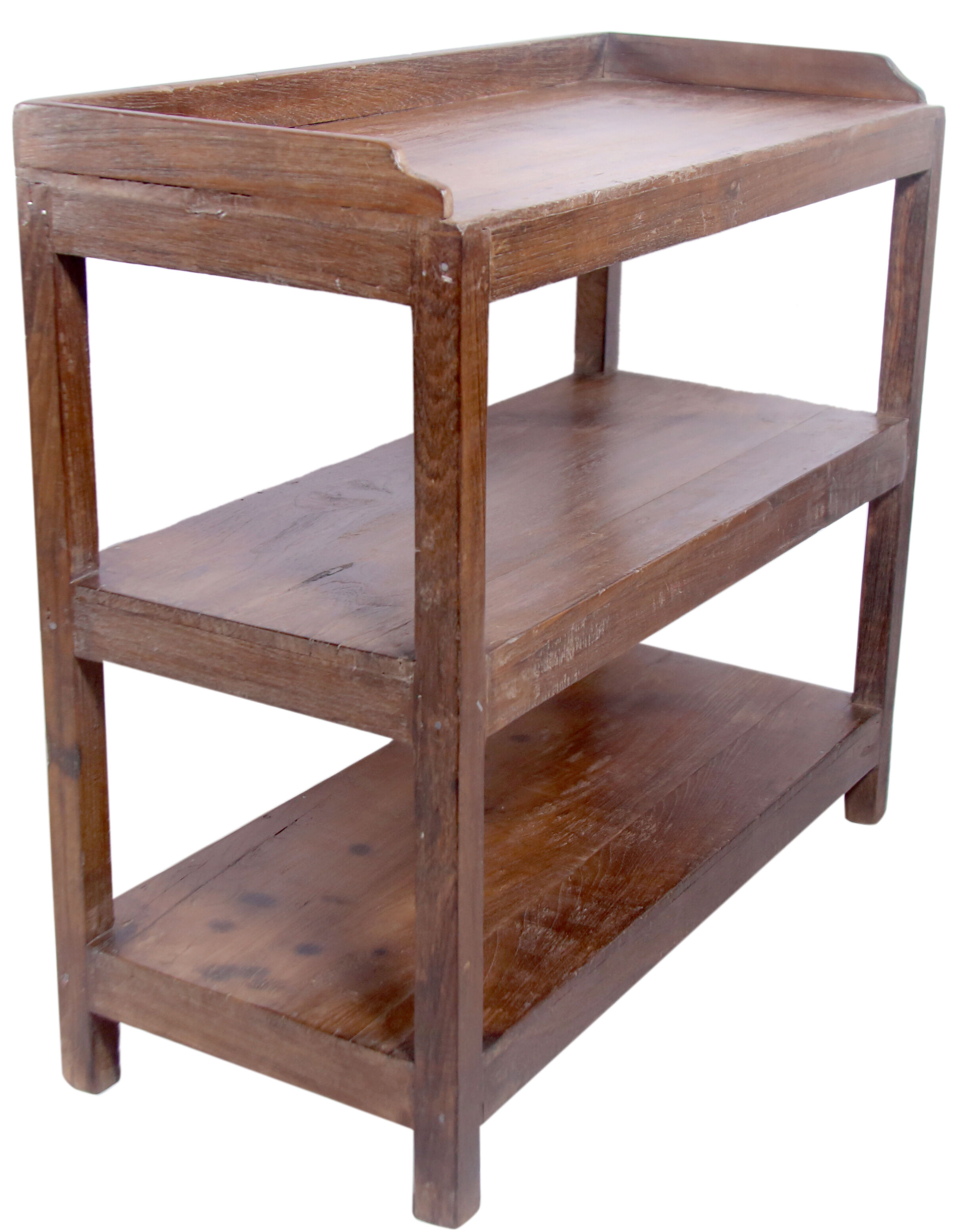 Etagère en teck birman ancien