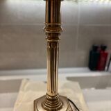 XL lamp in bronze and brass