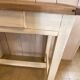 Petit table bureau bois patiné