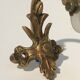 Applique tulipe Art Deco en laiton