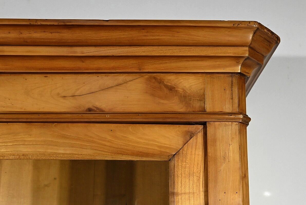 Small two-body library buffet in solid cherry wood – 1900