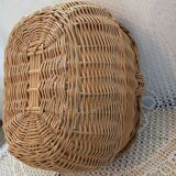 Antique wicker/rattan basket