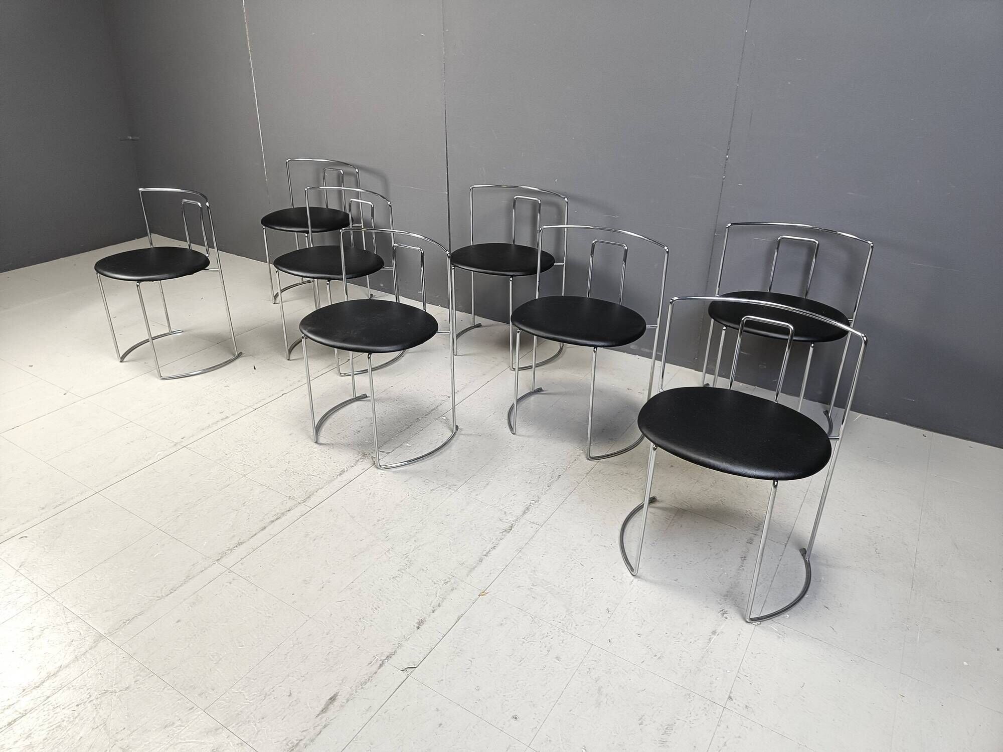 Set of 8 Gaja chairs by Kazuhide Takahama for Studio Simon, 1980s