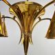 Lustre en laiton de la sécession viennoise par Dagobert Peche