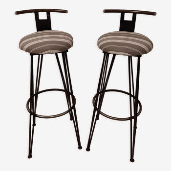 Tabourets de bar pieds Eiffel