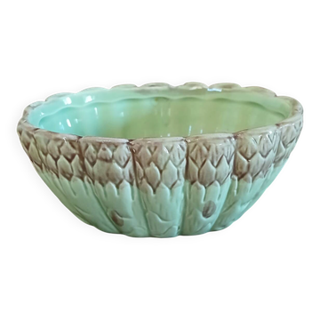 Saucière ancienne en barbotine