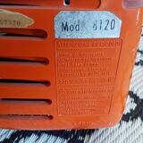 Vintage orange Prince portable TV