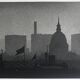 Rosine nusimovici, toits de paris depuis beaubourg, 1978. tirage argentique