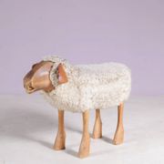 Sculpture, tabouret mouton par Peter Krafft, Allemagne années 1960