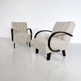 Pair of bentwood armchairs by Jindrich Halabala - Czech Republic 1940s
