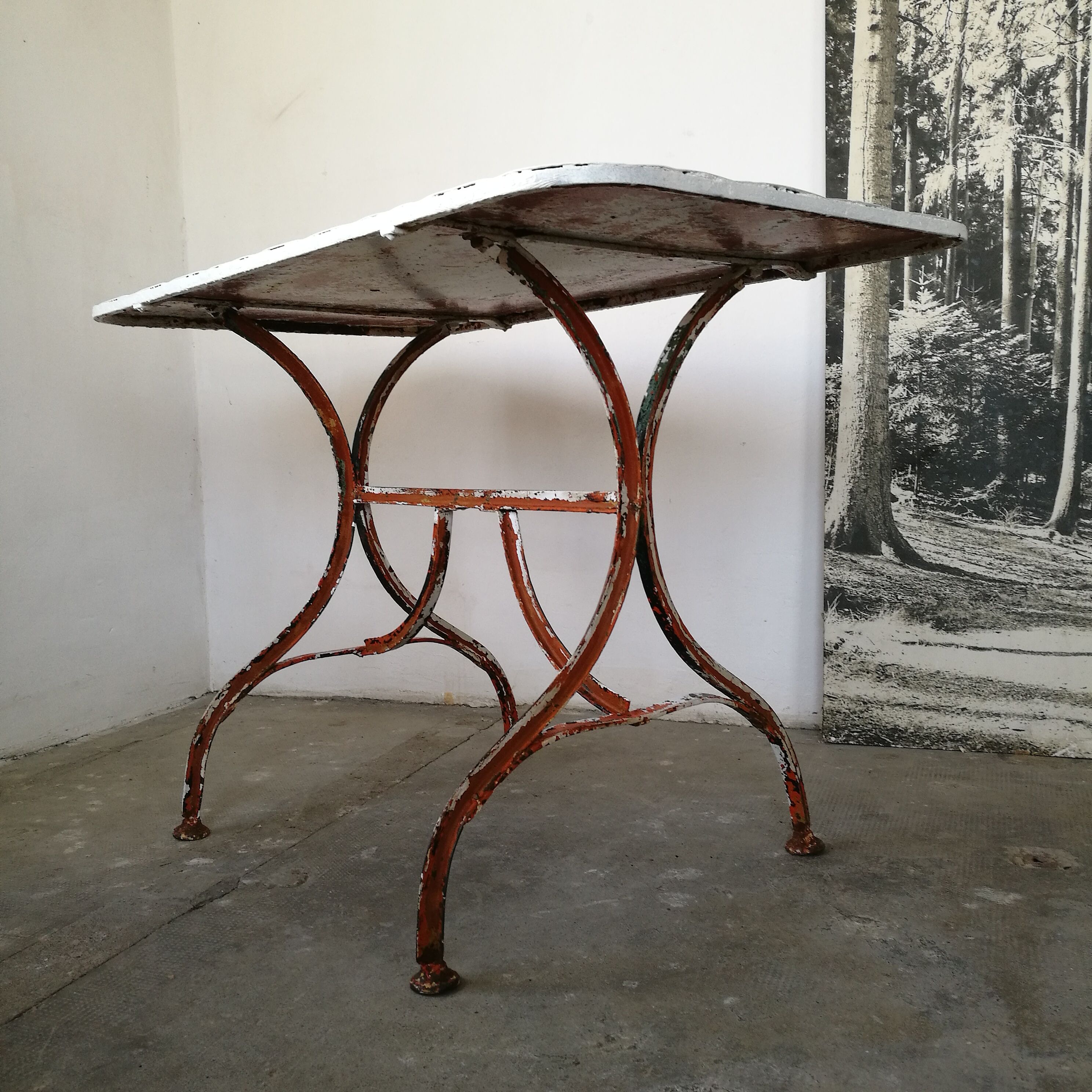 1930 Riveted Garden Table