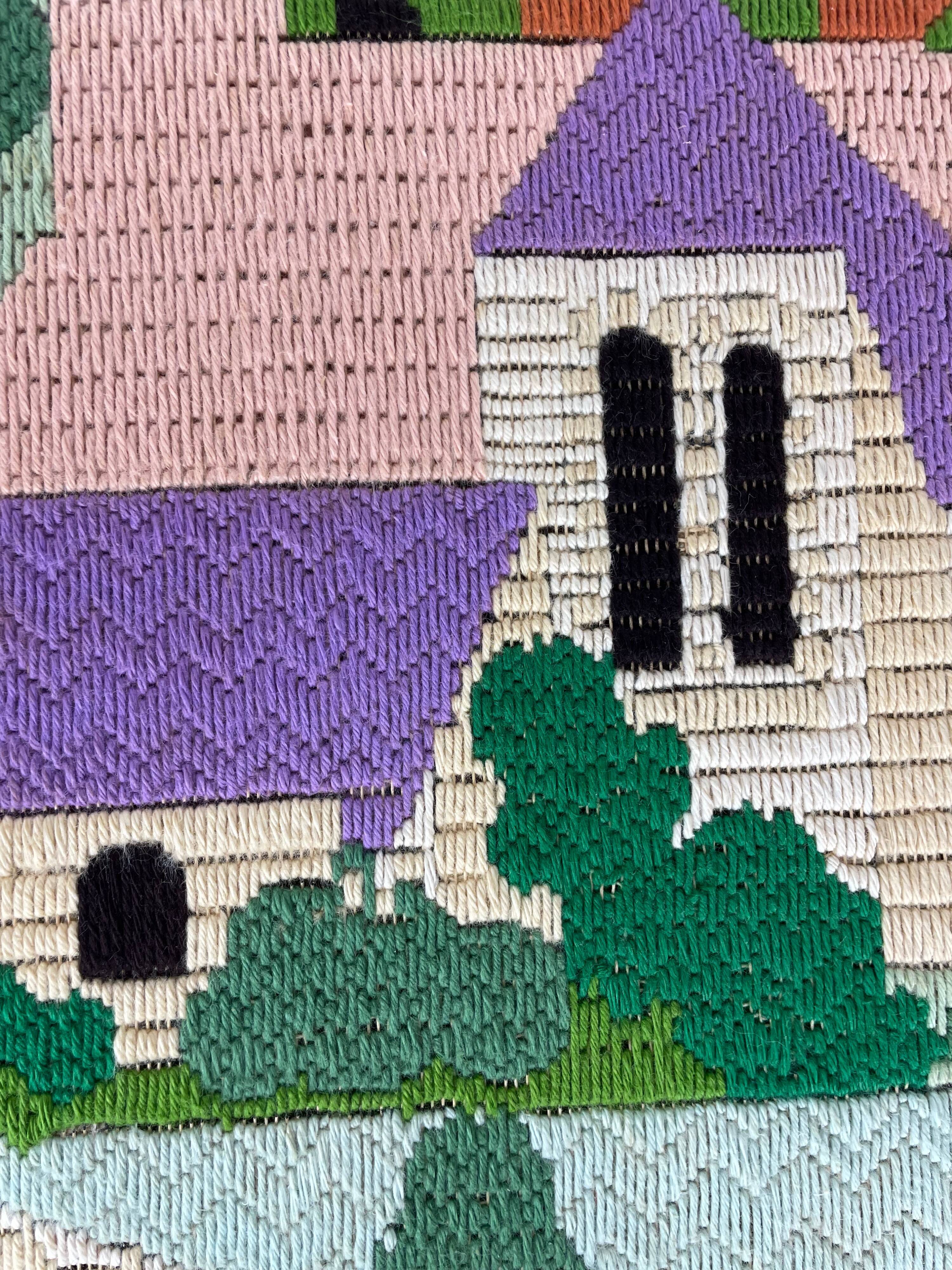 Cotton tapestry canvas from the 1970s