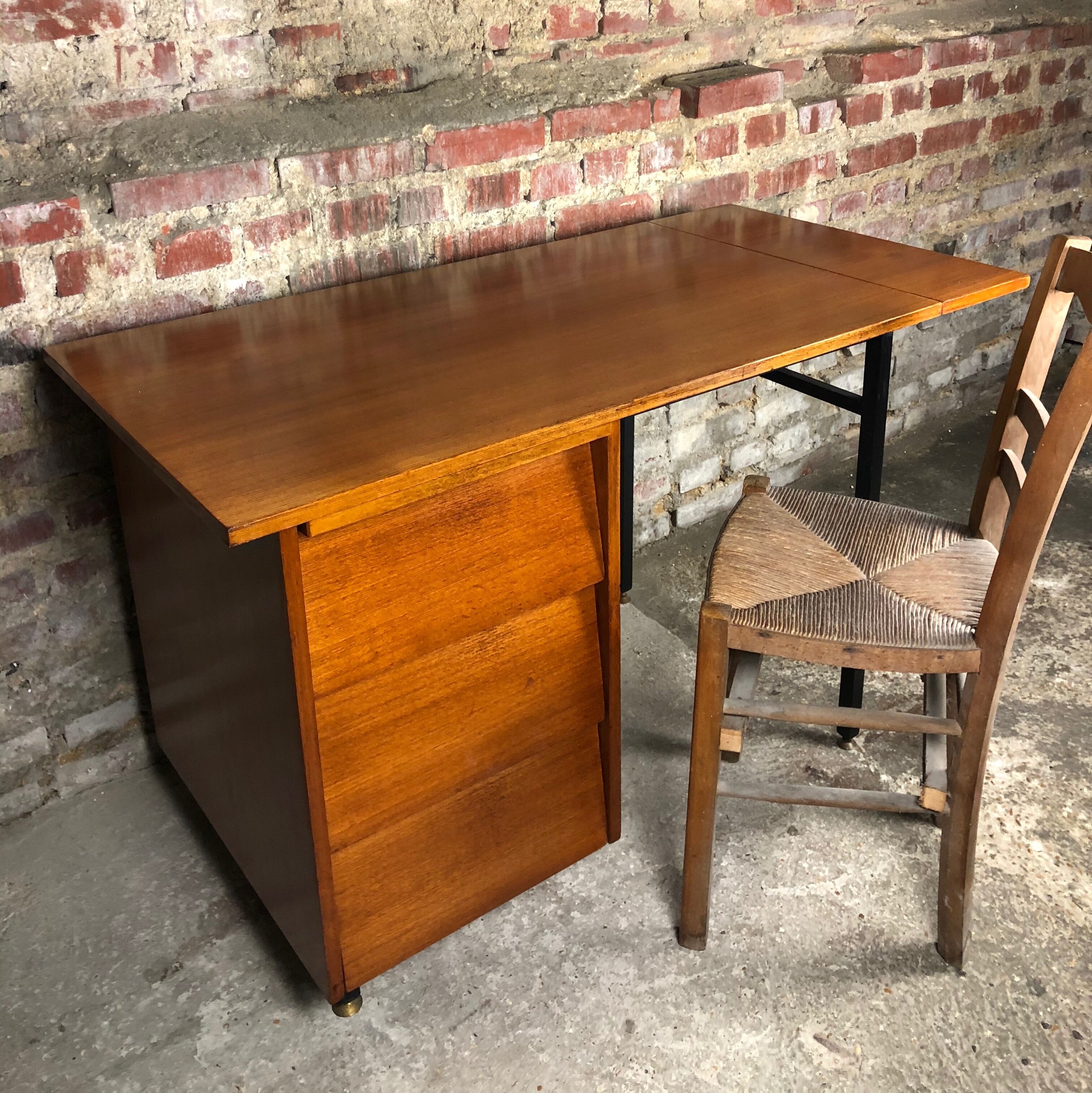 Vintage teak desk 1960