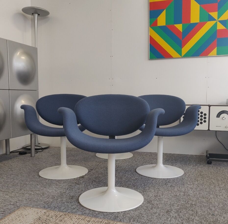 Set of 4 Pierre Paulin Little Tulip chairs by Artifort