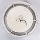 Vintage ceiling lamp Doria leuchten with ice glass and metal, Germany 1960s
