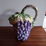 Antique grape-shaped slip pitcher