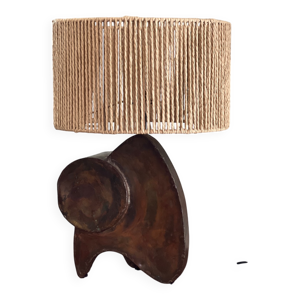 lampe à poser brutaliste