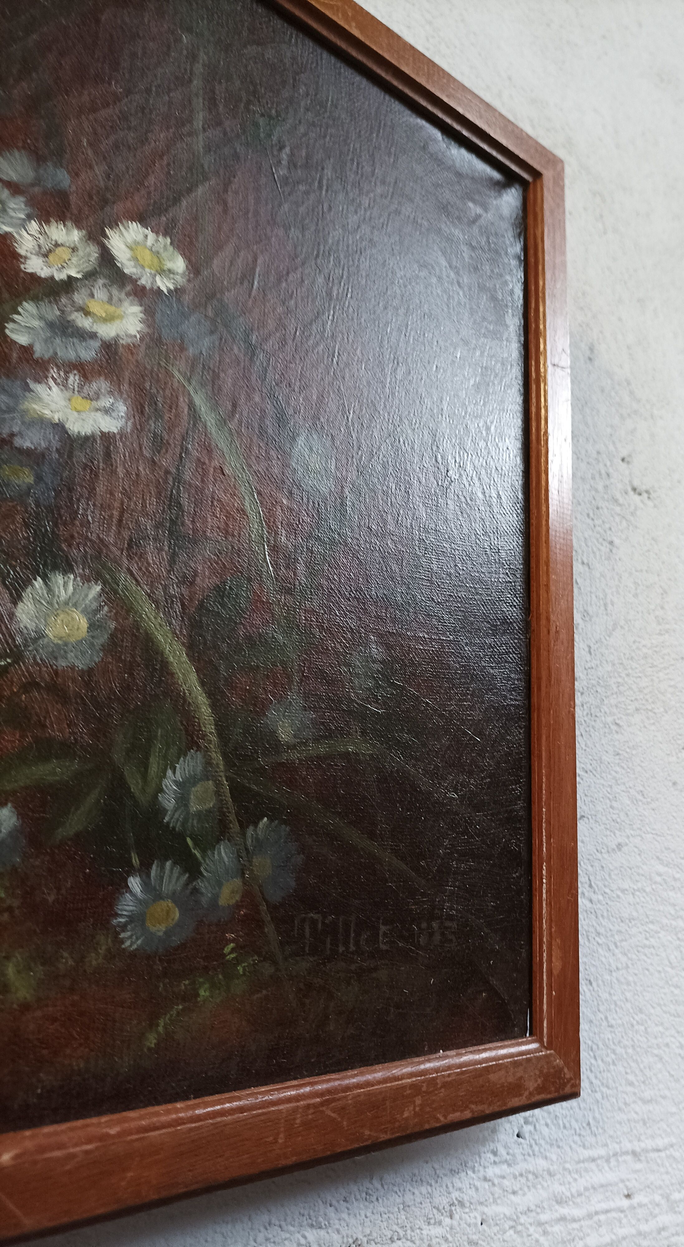 Paul TILLET (1844-1889) Les pâquerettes Oil on canvas