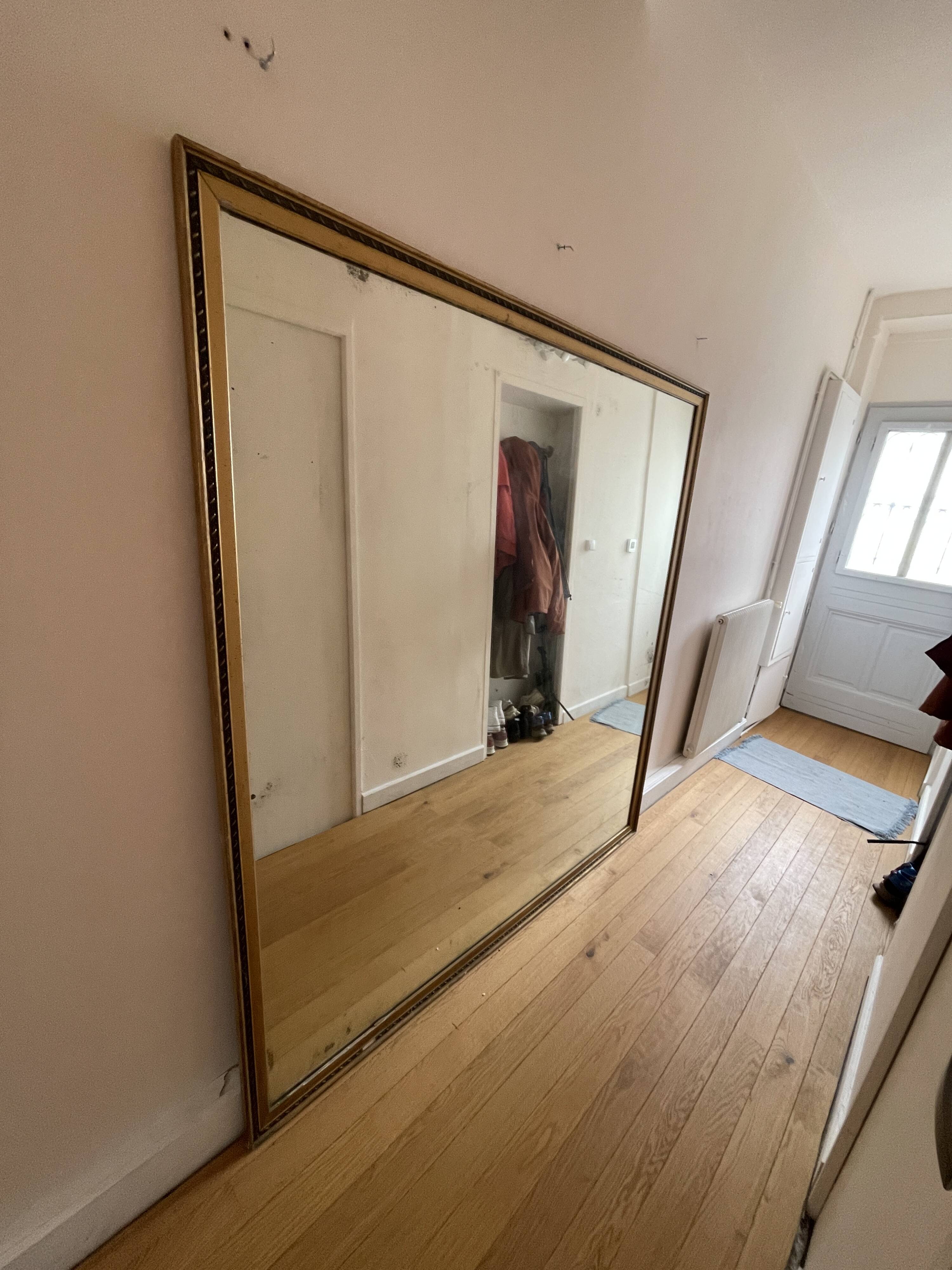 Rare old large format mirror