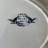 Oval dish Creil and Montereau