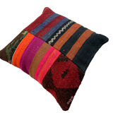 Vintage turkish kilim cushion cover 40 x 40 cm