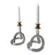 Pair of pretzel candlesticks by Dorothy Thorpe, c 1970s