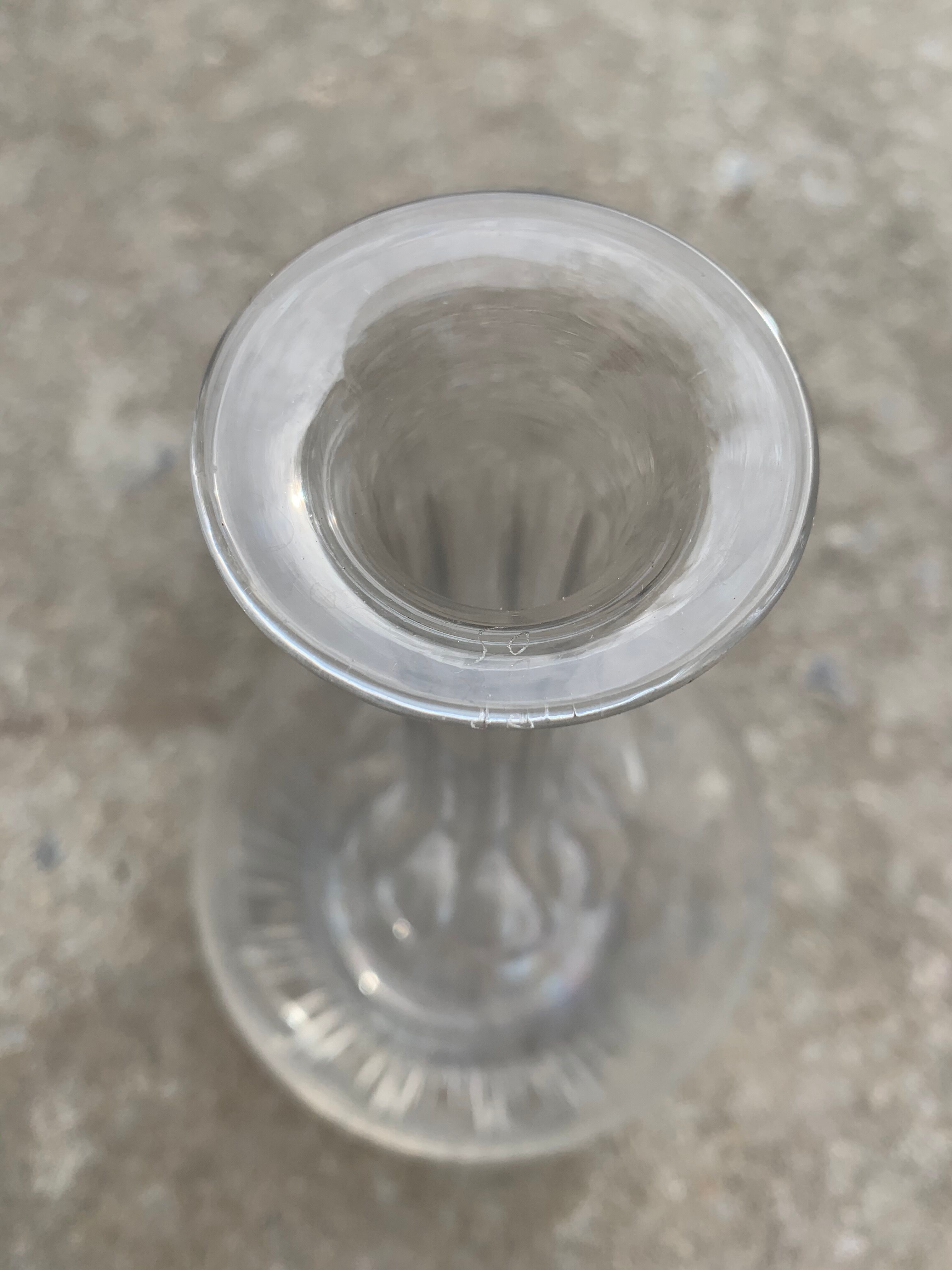 Old wine carafe with cork