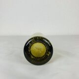 Vintage green bubble glass vase