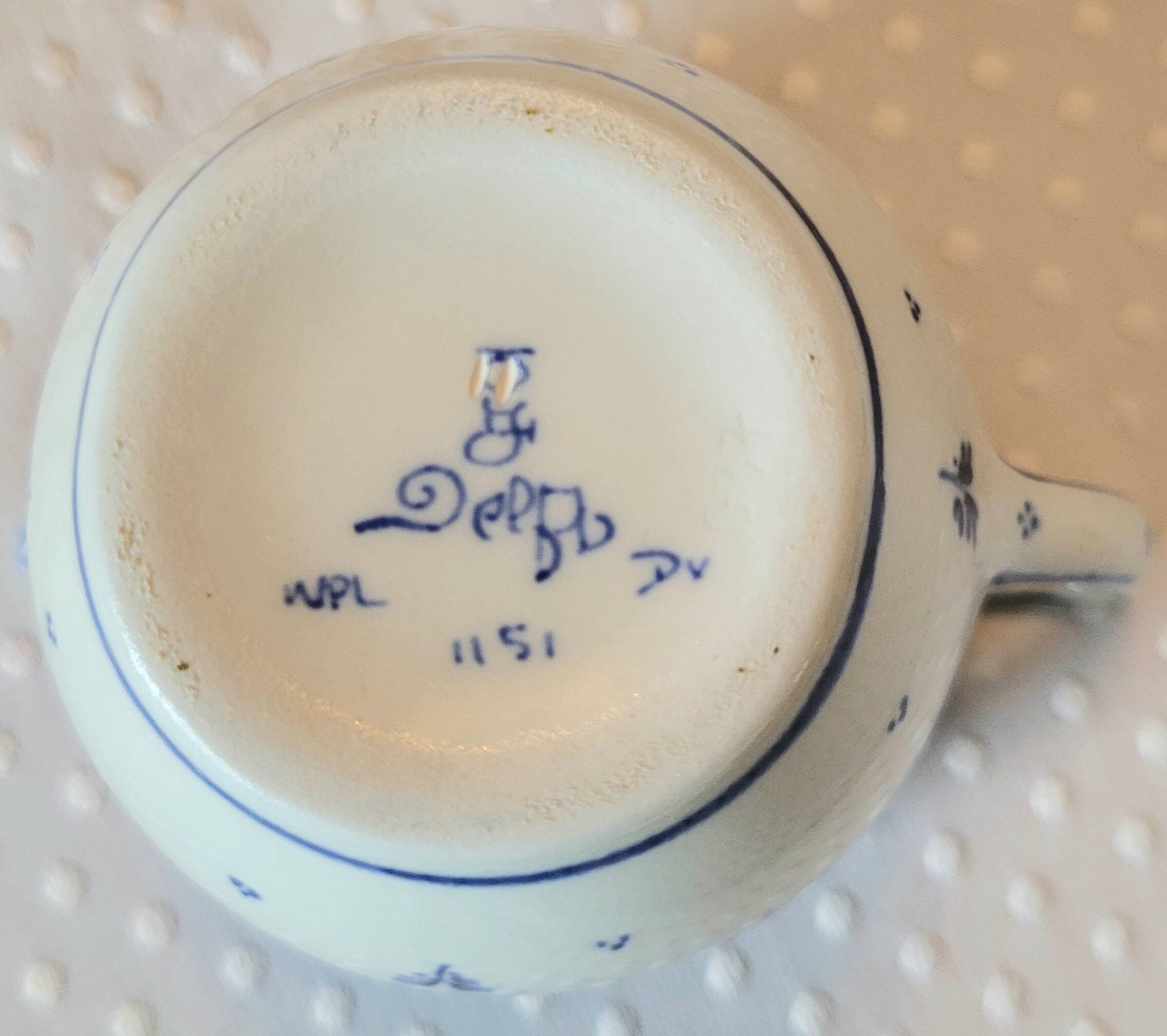 Delft ceramic milk jug