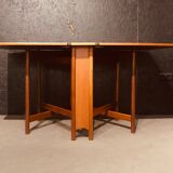 Mid-century teak folding table
