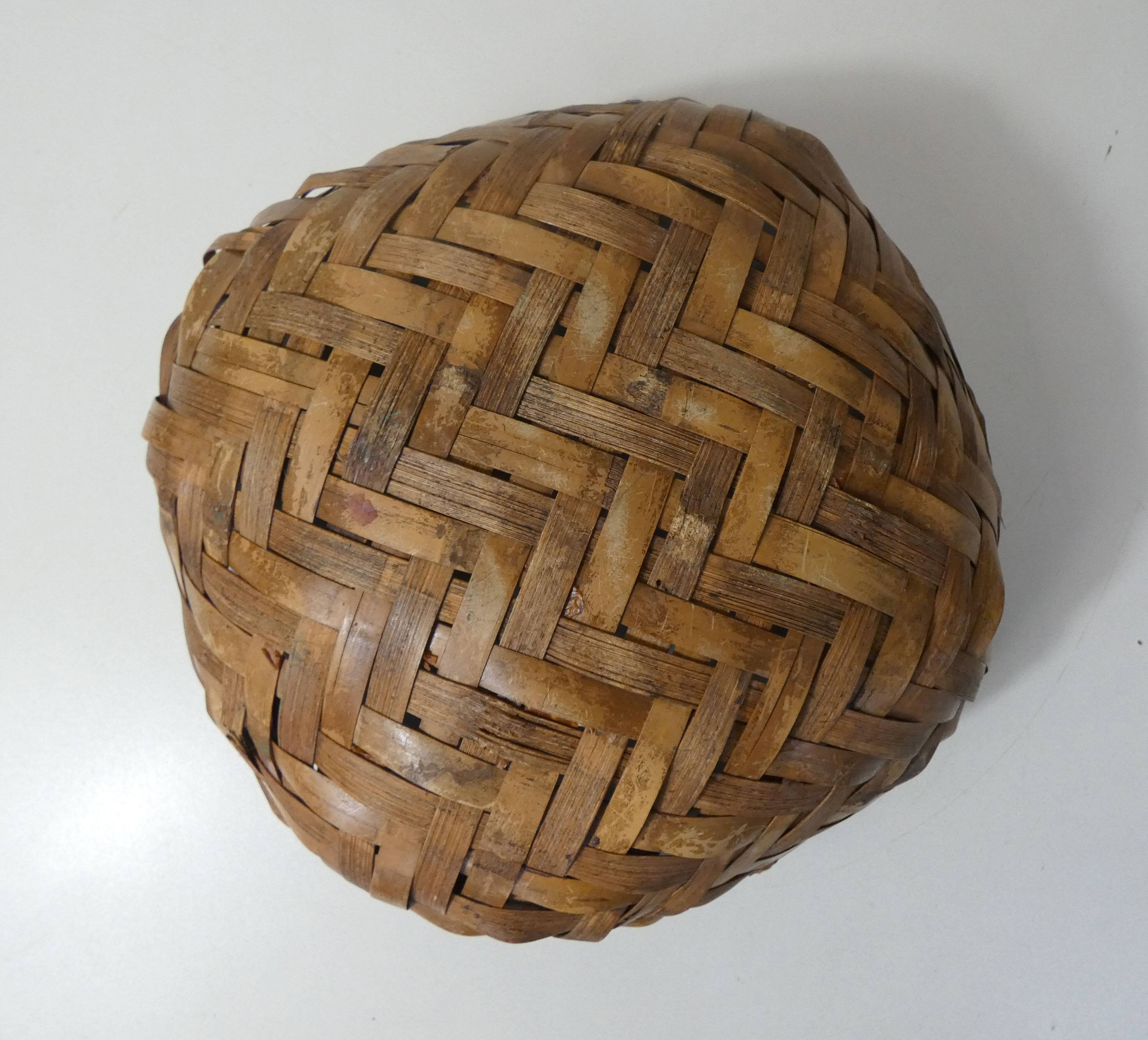 rattan basket basket for herbalist gathering