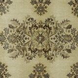 Tapis Oushak Vintage à Motifs Orientaux – Laine 100 % – 280 × 161 cm