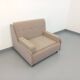 Vintage wool fabric armchair from the 1970s.