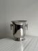 Silver metal champagne bucket