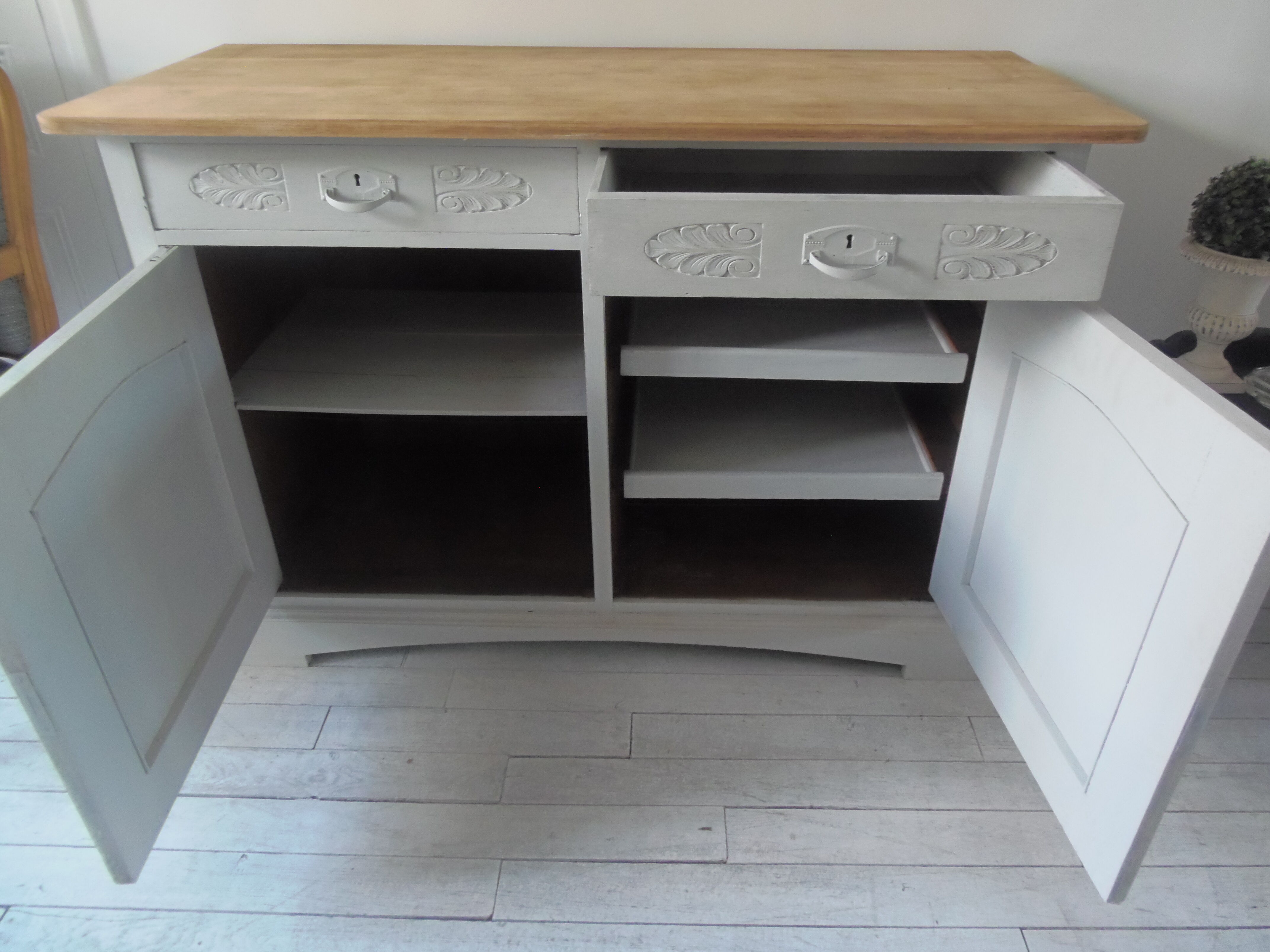 Buffet art déco en chêne