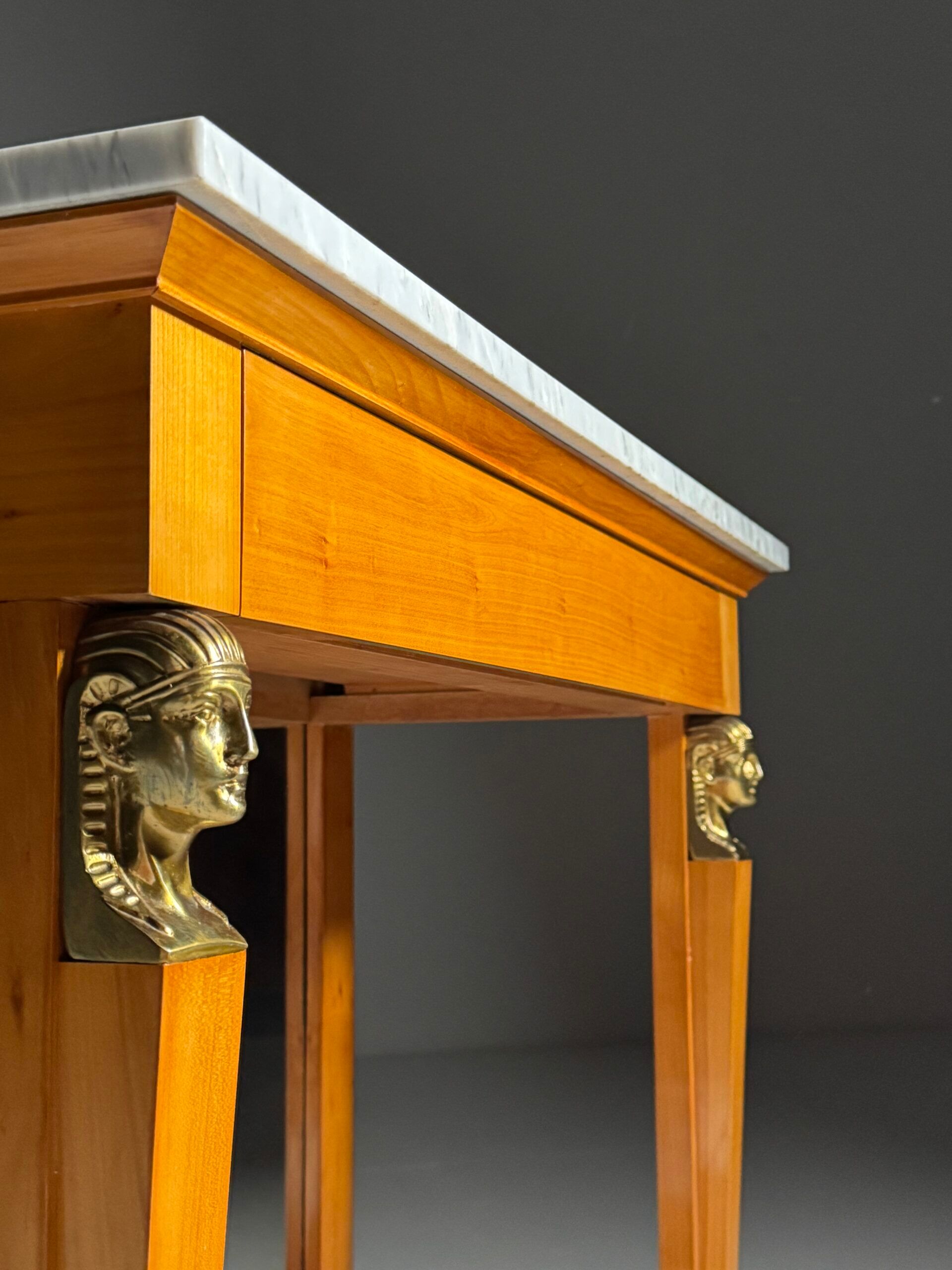 Empire style trumeau with marble top