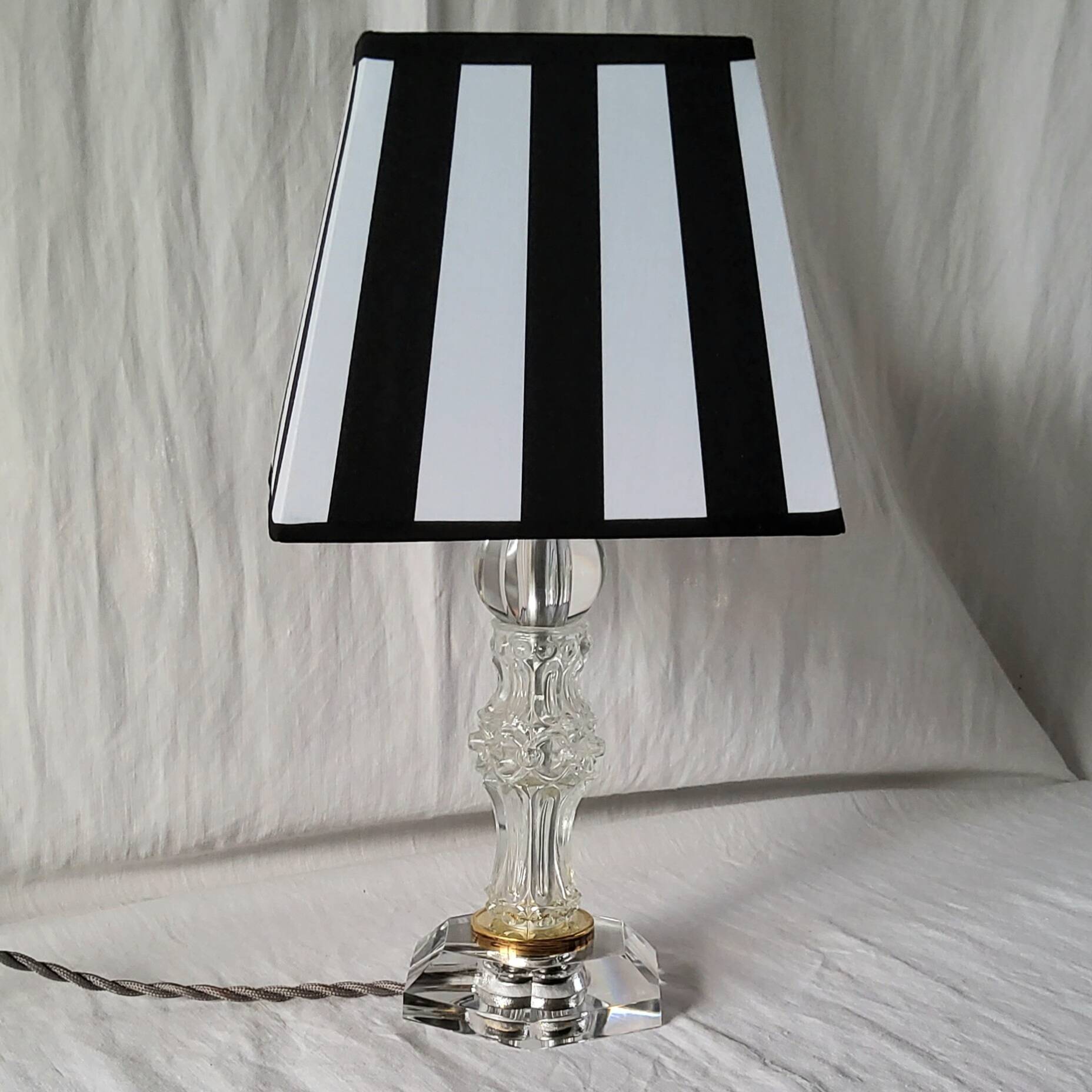 Sèvres crystal lamp