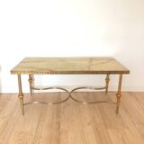 Jansen or Ramsay coffee table, 1940s/1950s, onyx and bronze