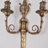Louis XVI style bronze wall lamp