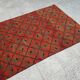Vintage Turkish Oushak rug 118x306 cm