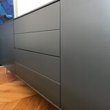 Anthracite woolly sideboard Bo Concept