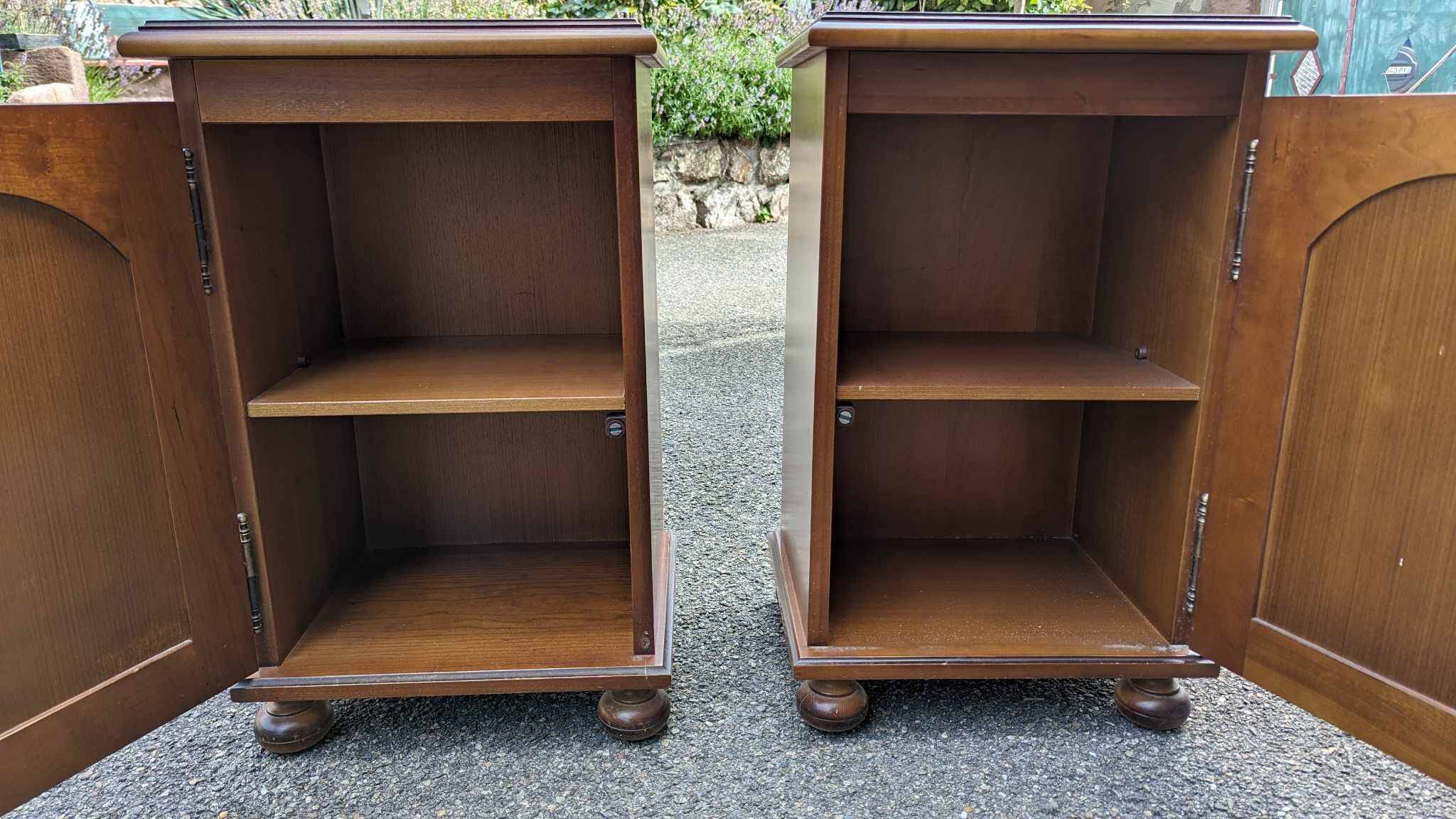 Cherry bedside tables