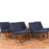 Mid-Century Teak „Moduline” Modular Sofa by Ole Gjerløv-Knudsen & Torben Li