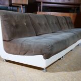 Italian Modular Space Age Design Sofa Set Chairs, Couch & Tables 1970s