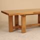 Table en orme massif, Maison Regain, France, 1980