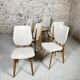 Chaises skaï blanc
